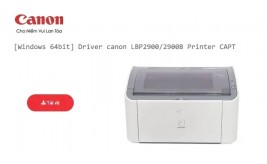 Driver máy in Canon LBP2900 cho Windows 64bit