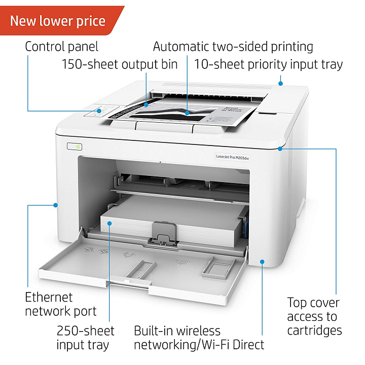 Máy in HP LaserJet Pro M203dw (G3Q47A)